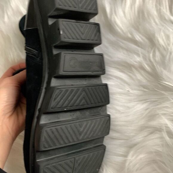 L'Amour Des Pieds, the Hesper Suede Chukka Booties black size 11 m women’s - Picture 4 of 6